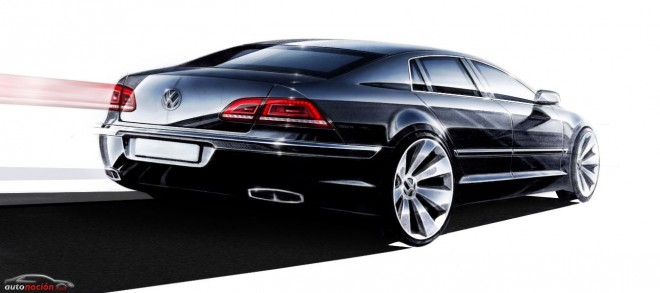 La segunda generación del Volkswagen Phaeton se parecerá aún más al Audi A8