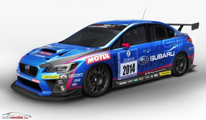 Subaru WRX STI Race Car para las 24 horas de Nürburgring