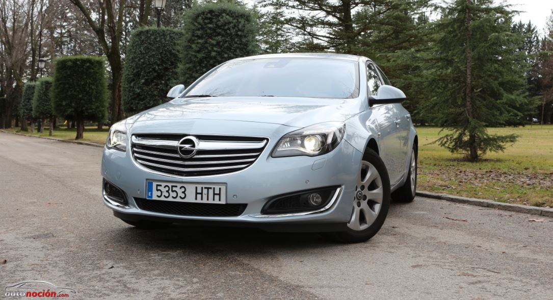 Opel insignia frontal prueba