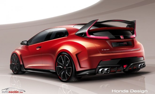 Honda nos muestra un poco más del Civic Type -R Concept antes de su debut