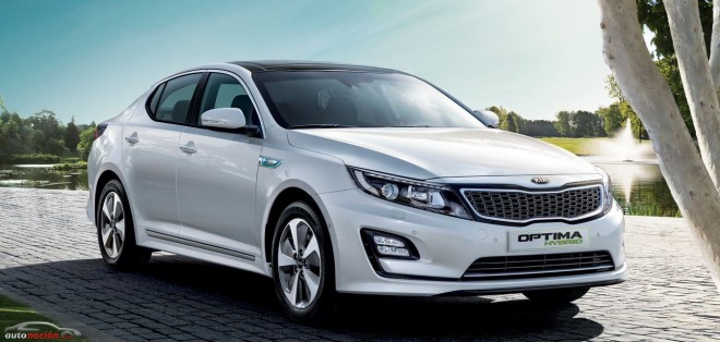 Kia presenta un Optima Híbrido mejorado en el Salón de Ginebra