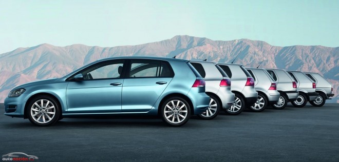 El Volkswagen Golf lleva ya 40 años en la carretera