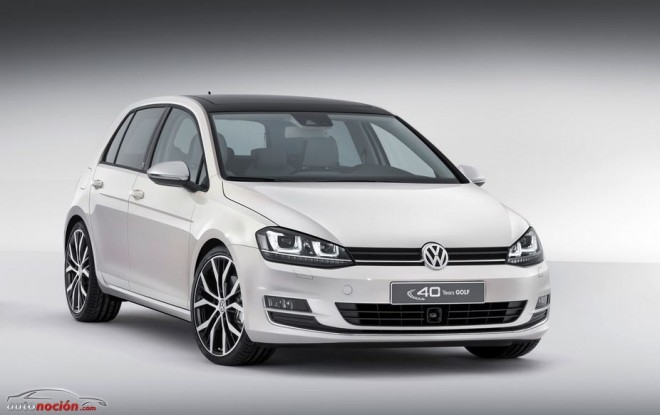 Volkswagen Golf Edition Concept: El Golf más lujoso para celebrar el 40 aniversario del modelo