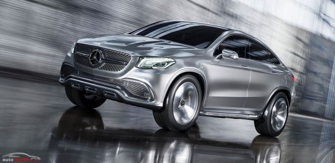 Así es el Mercedes-Benz Concept Coupé SUV: El rival del BMW X6 se llamará MLC