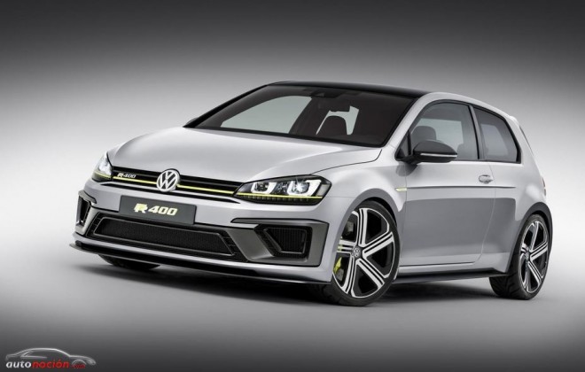 Este es el aspecto del Volkswagen Golf R 400 Concept: Una bestia basada en el Golf VII R