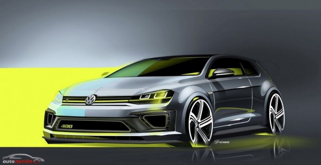 Volkswagen Golf R 400 Concept: 400 cv y 450 Nm de par para la bestia alemana