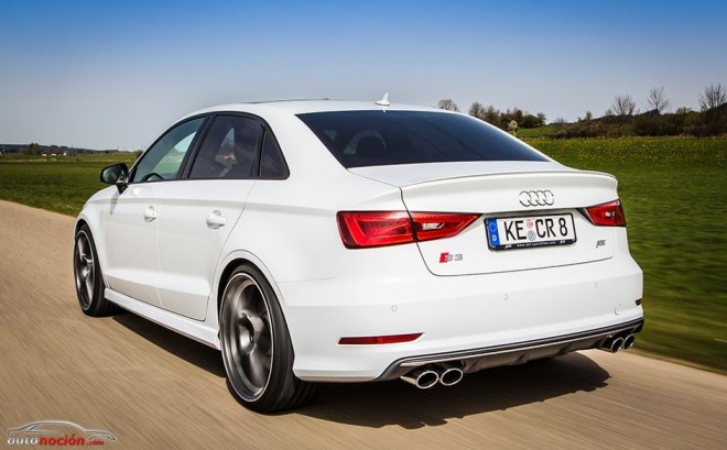 El Audi S3 Sedán retocado por ABT se convierte en el verdadero cohete alemán con sus 370 cv