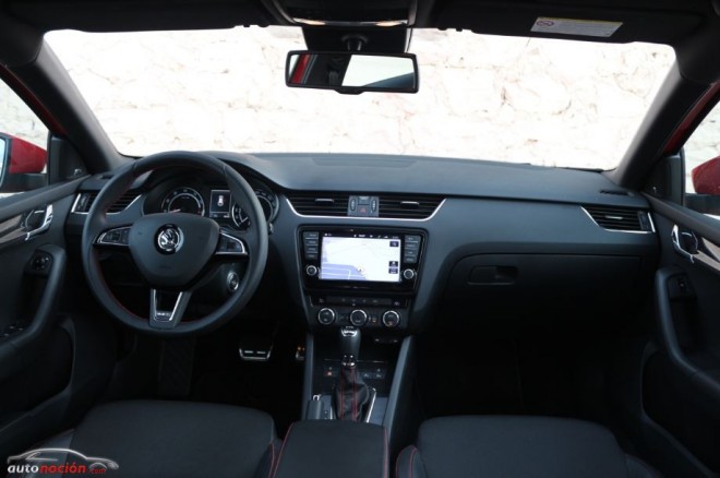 interior skoda octavia combi rs