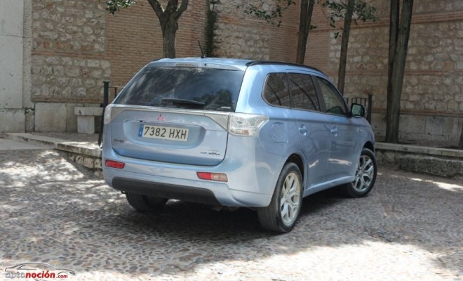 trasera mitsubishi outlander phev