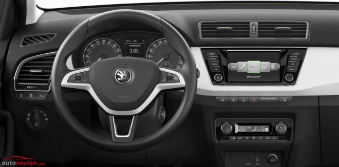 Así es el interior del nuevo Škoda Fabia