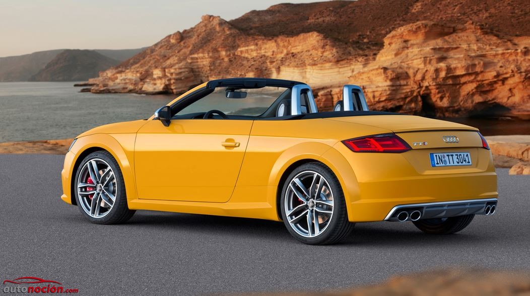 Audi TTS roadster 2015 amarillo