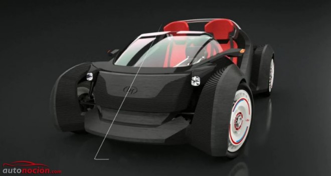 Strati: Así es el primer coche del mundo impreso con una impresora 3D