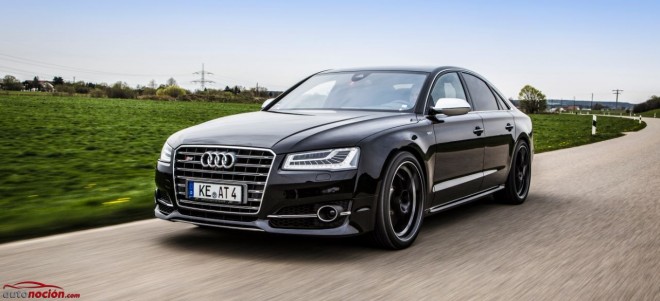 ABT le mete mano al Audi S8 y hace que acelere sus 2.065 kg de 0 a 100 km/h en 3.6 segundos