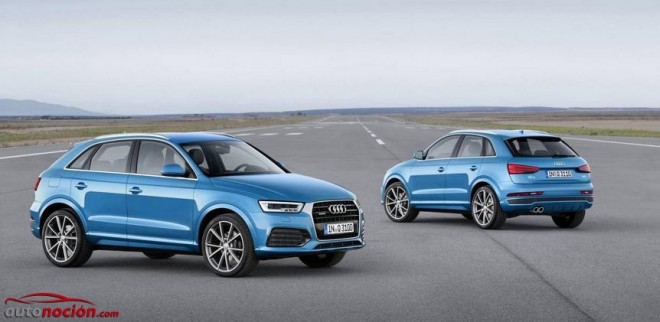 El Audi Q3 recibe una puesta al día en estética y motores