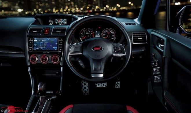 Subaru Forester STI TS interior