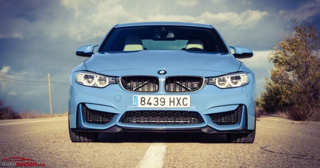 frontal bmw m3 yas marina blau