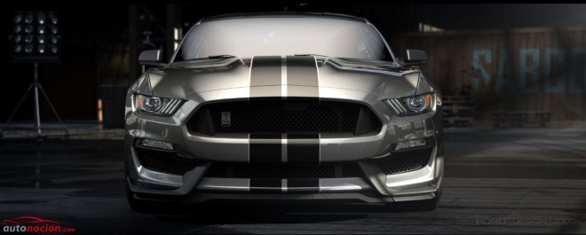 frontal ford mustang gt350 shelby