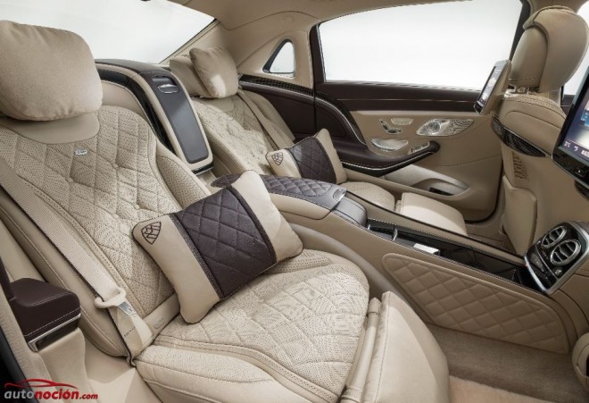 plazas traseras maybach s 600