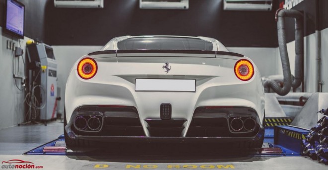 El V12 atmosférico de 6.3 litros del Ferrari F12 Berlinetta pasa por las manos de PP-Performance