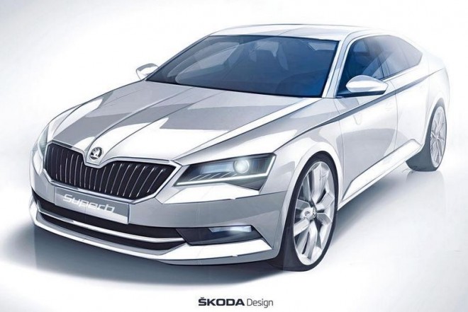 Skoda revela los primeros detalles del Superb: 75 kg más ligero, más grande y más potente