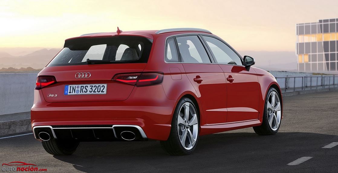 Trasera Audi RS3 quattro