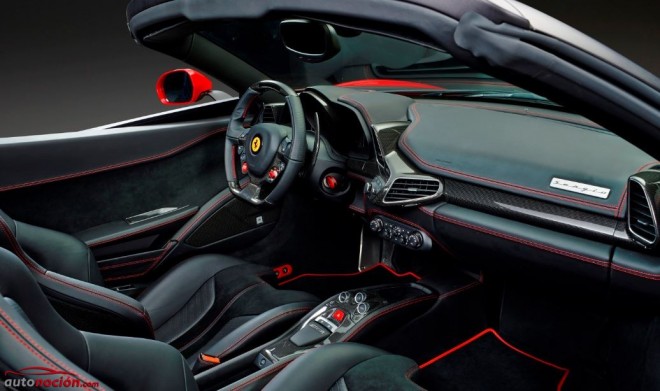 interior ferrari sergio spyder