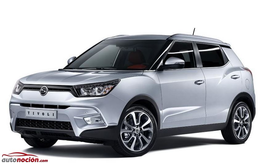 ssangyong tivoli plateado