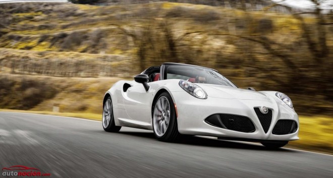 Alfa Romeo nos muestra el 4C Spider: Más atractivo y ahora, a cielo abierto