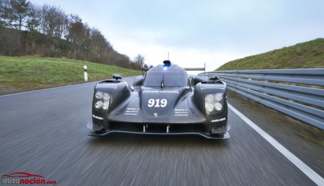 El nuevo Porsche 919 Hybrid se estrena en la pista de pruebas de Weissach