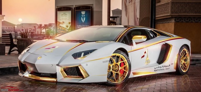 Lamborghini Aventador LP700-4 con toques de oro para Qatar