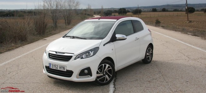 Prueba Peugeot 108 Allure Top! 1.2 PureTech 82 cv: Disfruta de la ciudad a techo abierto