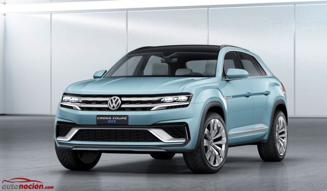 Volkswagen Cross Coupé GTE: El paso previo a la versión definitiva del próximo SUV mediano con MQB