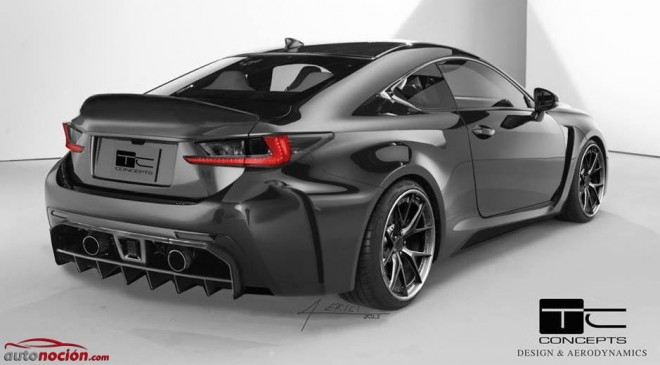 El Lexus RC F recibe su primer kit de carrocería de la mano de TC Concept