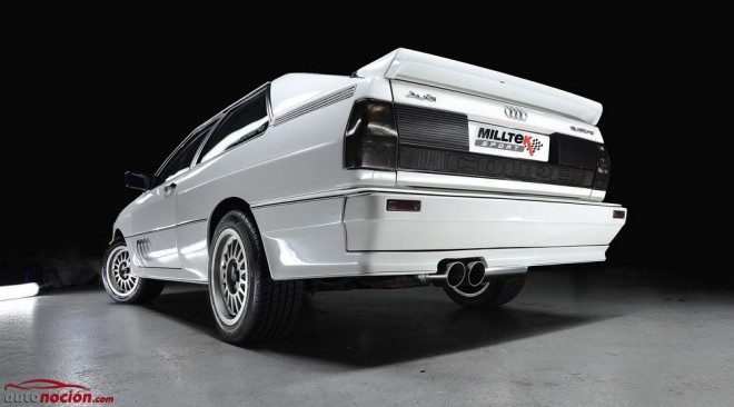 Milltek ofrece su línea para clásicos «Milltek Classic» con el Audi Quattro como abanderado