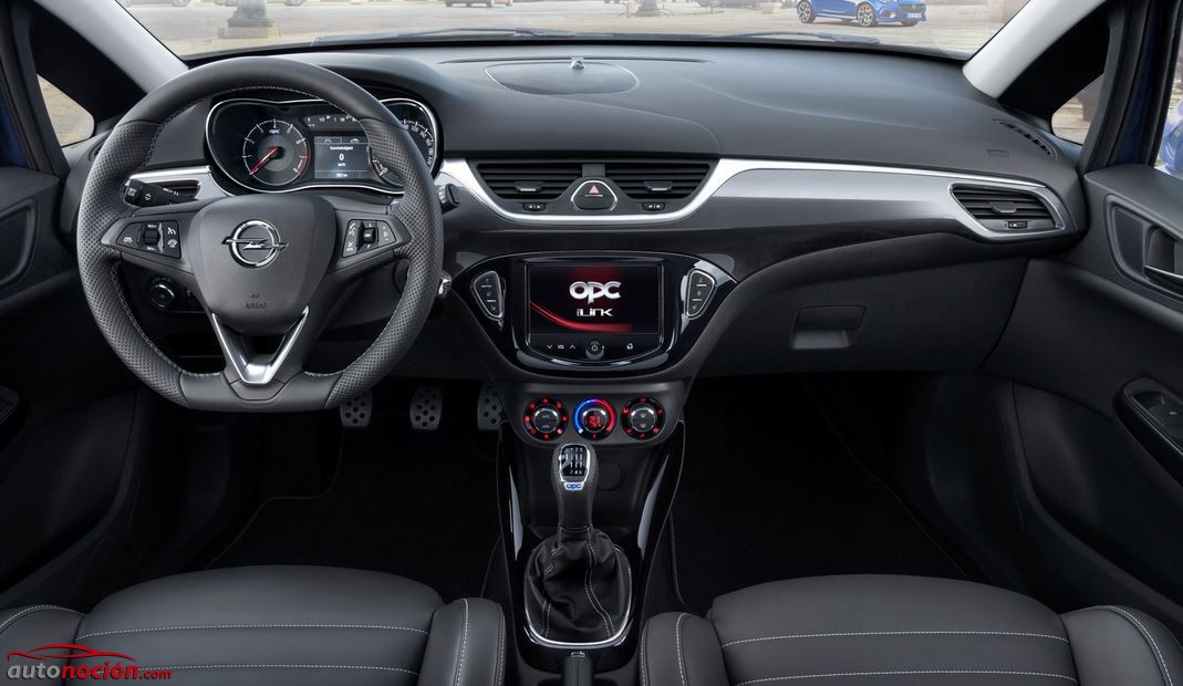 interior opel corsa opc