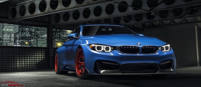 El BMW M4 GTRS de Vorsteiner se pone el traje de Superman