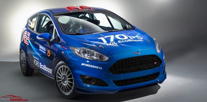 Ford Fiesta R2: Un coche de rally con motor tricilíndrico 1.0 Ecoboost