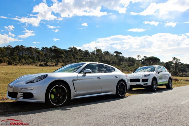 Prueba Porsche Cayenne S E-Hybrid y Porsche Panamera S E-Hybrid: La deportividad de siempre más eficiente que nunca.