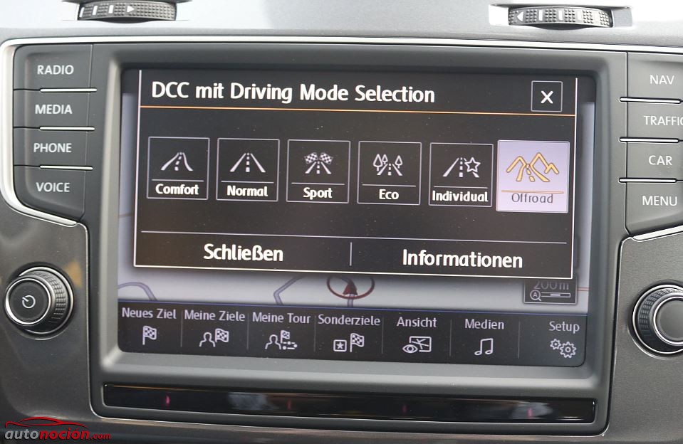 driving mode alltrack golf