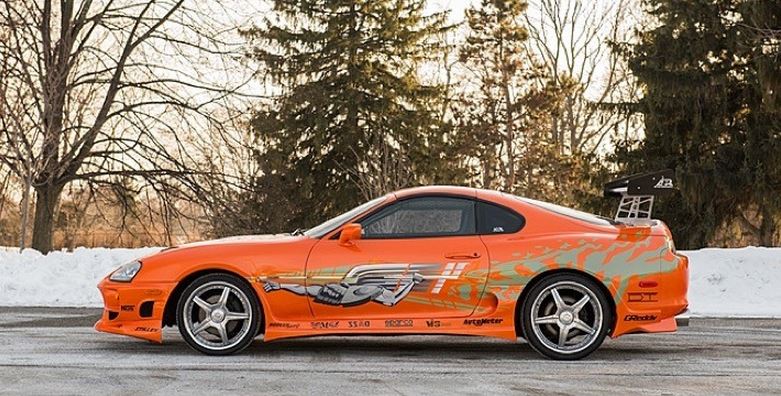 fast and furious supra naranja