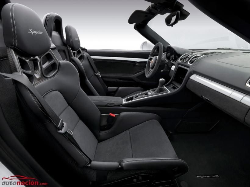 interior porsche boxster spyder 2015