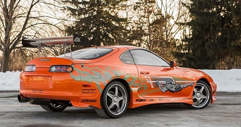 toyota supra naranja fast and furious