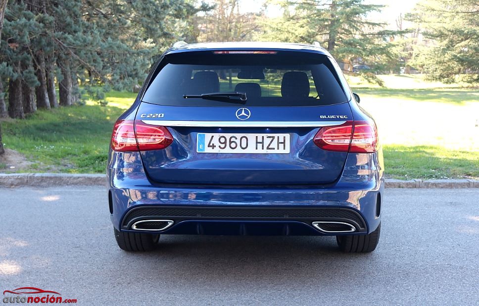 trasera mercedes clase c estate bluetec 220