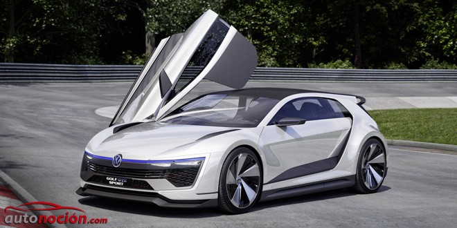 Te presentamos el nuevo Volkswagen Golf GTE Sport Concept: Consumos ridículos y 280 km/h de velocidad máxima