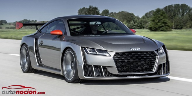 Nuevas imágenes del espectacular Audi TT clubsport turbo concept: 600 CV y una imagen rompedora