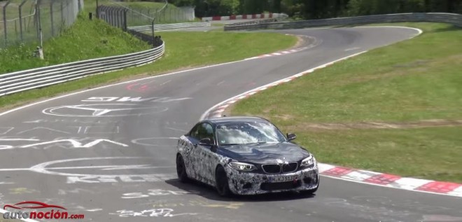 Así de salvaje luce en vídeo el BMW M2 rodando en Nürburgring durante su fase de pruebas