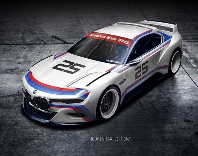 El BMW 3.0 CSL Hommage Concept gana mucho con los colores del icónico 3.0 CSL, ¿no?