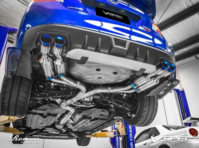 Así es el escape que Rowen International ha diseñado para el Subaru WRX STI