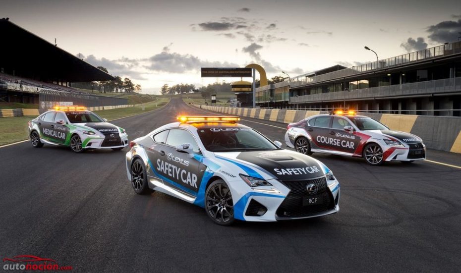 Lexus nos presenta los vehículos de seguridad del Campeonato V8 Supercars