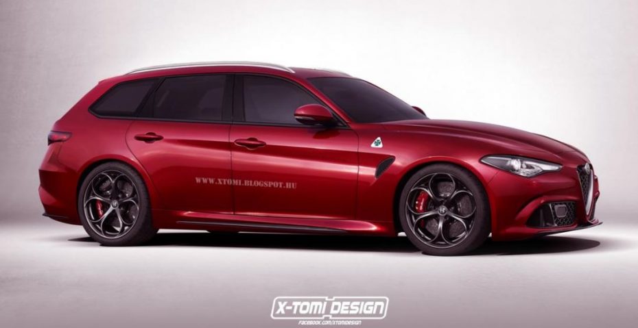 Así sería el Alfa Romeo Giulia en las variantes Coupé y SW